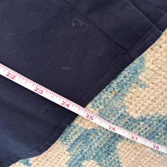 💎 J.Crew Ruffle-Collar Sleeveless Button-Down Shirt – Navy (Size 4) 💎 - Picture 10 of 10